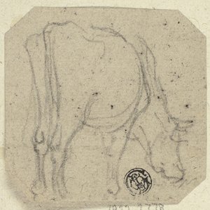 Pastoreo de vacas de Unknown artist