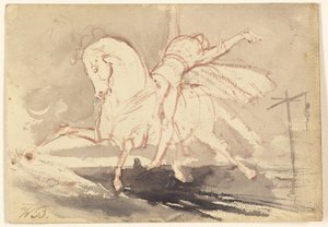 Muerte a caballo blanco de Unknown artist