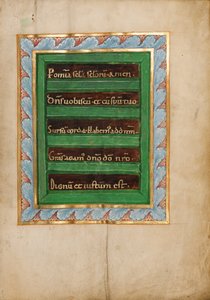 Página de incipit decorada de Unknown artist