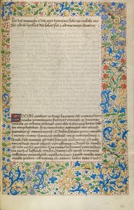 Página de texto decorada