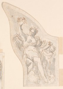 Decoración de un panel lateral de un carruaje