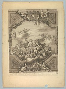 Decoraciones de Lebrun y Mignard en el Palacio de Versalles