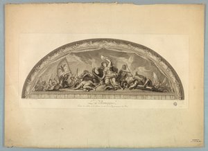 Decoraciones de Lebrun y Mignard en el Palacio de Versalles