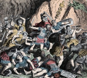 Derrota de los Fabianos - Segunda Guerra Púnica (218-201 a.C.): la derrota del ejército fabiano y la estrategia de desgaste de Fabio Máximo (Quinto Fabio Máximo Verrucoso, conocido como Cunctator (el Contemporizador) o Ovicula, circa 275-203 a.C.)
