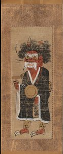 Demon Intoning the Name of the Buddha (Oni no nenbutsu) de Unknown artist