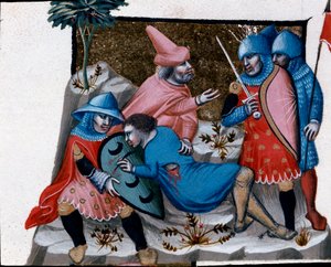 Denuncia de un crimen de sangre de Unknown artist