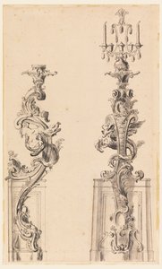Diseño para un soporte de vela de Unknown artist