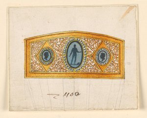 Diseño para un peine de Unknown artist
