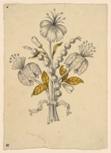 Diseño para un corsage de Unknown artist