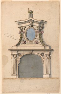 Diseño para una chimenea de Unknown artist
