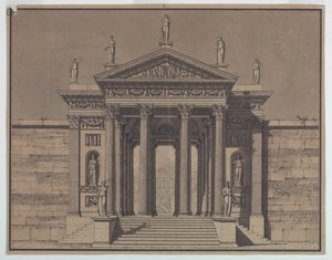 Diseño para una Puerta de Palacio de Unknown artist
