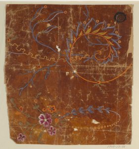 Diseño para una Tela Tejida, Fragmento de Unknown artist