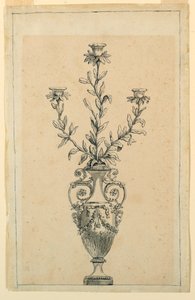 Diseño para un candelabro de Unknown artist