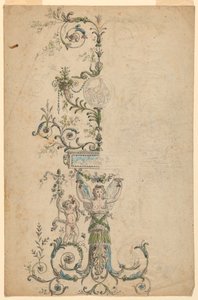 Diseño para la decoración de un panel de Unknown artist