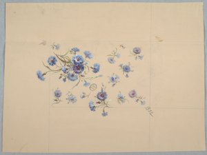 Diseños para papel tapiz y textiles: Flores