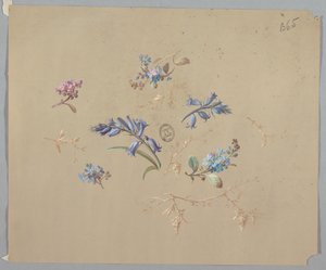 Diseños para papel tapiz y textiles: Flores