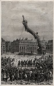 Destrucción de la Columna Vendome durante la Comuna