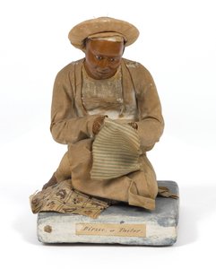 Dirzee, o Sastre, figurilla de terracota, India, c.1880 de Unknown artist