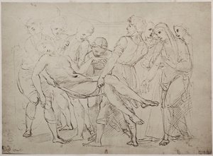 Dibujo de Raphael Sanzio en el Museo Británico de Unknown artist