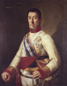 ELIO, Francisco Javier de (1767-1822). Militar absolutista español, gobernador de Montevideo (pintura)