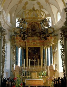 Ebersmunster (Alsacia) - Altar.