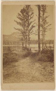 Lago Echo cerca de Conway [Gales] de Unknown artist