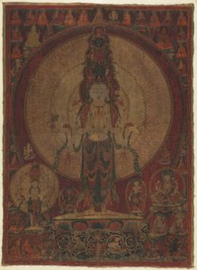 Eleven-Headed, Thousand-Armed Bodhisattva of Compassion (Avalokiteshvara) de Unknown artist