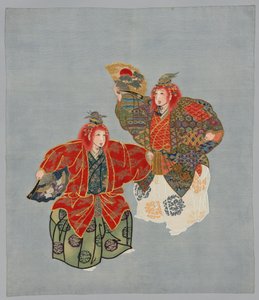 Tejido bordado y teñido en resina de Unknown artist