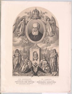 Emperador de Austria Fernando I (imprimir) de Unknown artist