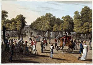 Campamento inglés en el Bois de Boulogne