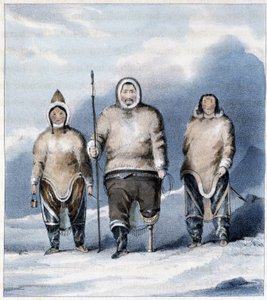 Esquimales: Shulamina, Tulluachiu y Tirikshiu de Unknown artist