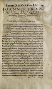Examen vanitatis doctrinae gentium et veritatis christianae disciplinae de Pico della Mirandola (imprimir)