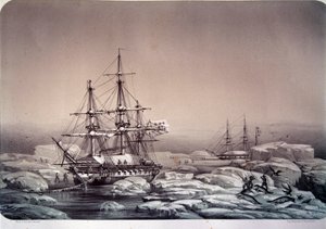 Expediciones en la Antártida (polo sur): el barco “Astrolabe” (nuevo nombre del “Shell”) de Jules Dumont d