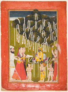 Adoración de la fertilidad de Krishna de Unknown artist