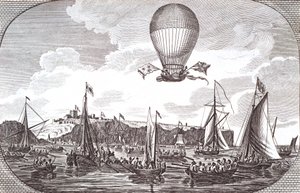Primer cruce aéreo del Canal de la Mancha