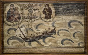 Exvoto marinero, ofrenda popular como muestra de devoción y gratitud del marinero que sobrevive a los peligros del mar, procedente de la Iglesia del Carmine, Torre del Greco, cerca de Nápoles