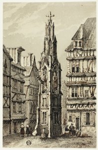 Torre de la Fuente en la Ciudad Vieja de Unknown artist