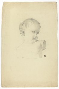 Fragmento de busto de niño de Unknown artist