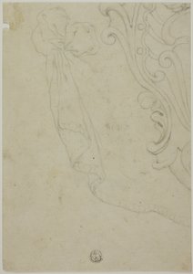 Fragmento de Ornamento de Pergamino de Unknown artist
