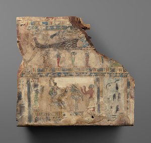 Fragmento de tapa de ataúd de Unknown artist