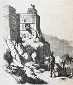 Francisco Roldán hablando con el Adelantado Bartolomé Colón en la isla de La Española, en el Fuerte Concepción en 1497 de Unknown artist