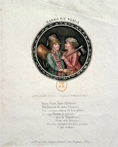 Revolución Francesa: representación de Barra y Viala de Unknown artist