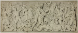 Friso con la Batalla de las Amazonas de Unknown artist