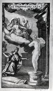 Frontispicio de “El Triunfo de las Artes” Libreto de Antoine Houdar de La Motte (1672 -1731) Música de Michel de la Barre. 1700