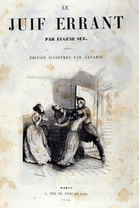 Frontispicio de la novela de Eugène Sue: El Judío Errante