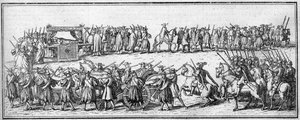 Funeral de un Papa en el siglo XVIII: el convoy fúnebre.