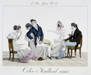 Juego: Le Colin Maillard sentado - en 