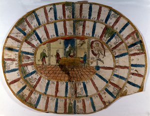 Juego de la oca del siglo XVIII. de Unknown artist