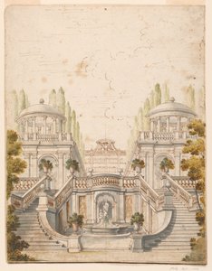 Jardín y Villa de Unknown artist
