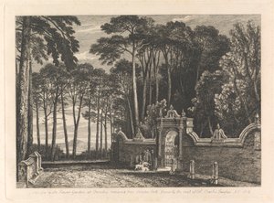 Entrada al jardín de flores de Farnley de Unknown artist